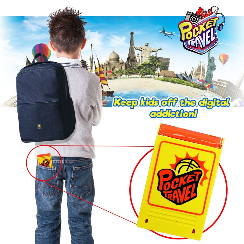 JA-RU Pocket Travel Mini Finger Basketball Shooting Game (1 Pack) - Handheld Mini Basketball Game for Kids, Tabletop Toys, Party Favors, Classroom Prizes & Goodie Bag Stuffers. 3255-1 - Image 5